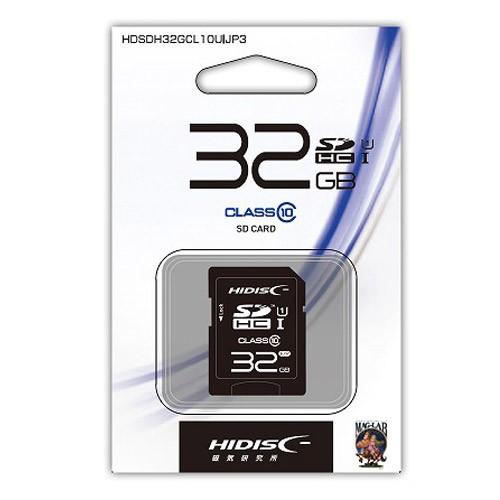 HIDISC SDHCカード CLASS10 UHS-1対応 32GB HDSDH32GCL10UIJP3