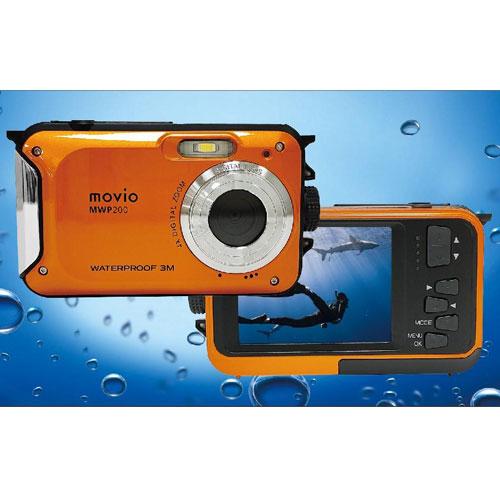 movio MVP200 防水デジタルカメラ+64GB SDカード付き movio MVP200 防水デジタルカメラ+64GB SDカード付き ナガオカ