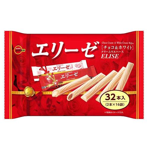 ブルボン エリーゼ ファミリーサイズ 32本入×12袋 お菓子 焼菓子