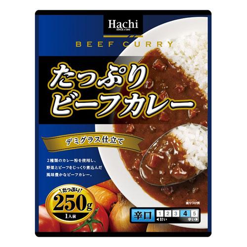 ハチ食品 たっぷりビーフカレー 辛口 10個 レトルトカレー 洋風