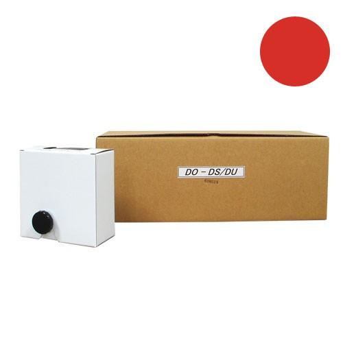 『代引不可』 軽印刷機対応インク DO-DS/DU 赤 6本セット 汎用品『返品不可』『送料無料（一部地域除く）』