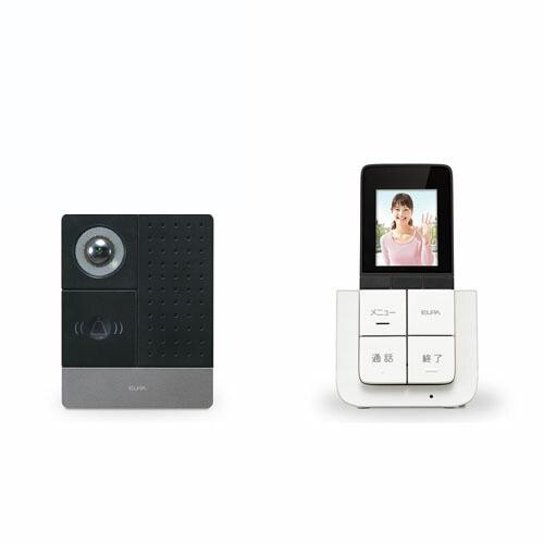 『法人様限定セット、個人宅配送不可、代引不可』 ELPA DECT ワイヤレス テレビドアホン ポータブルセット DHS-SP2020 電化 電化製品 PC用品 カメラ