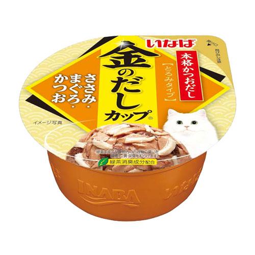 金のだし 『ポイント15倍』いなば 金のだしカップ ささみ・まぐろ