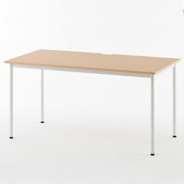 代引不可 RFヤマカワ シンプルテーブル ナチュラル W1400×D700 SHST-1470NA 超目玉 インテリア シンプル テーブル 家具 卓抜 オフィス家具