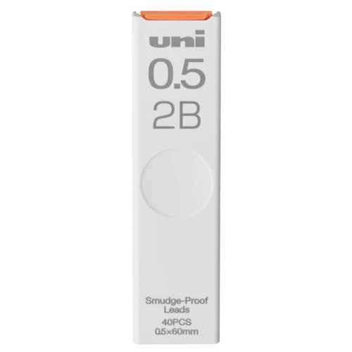 三菱鉛筆 シャープ替芯 ユニ 0.5mm 2B 40本入 ULS05402B シャープ