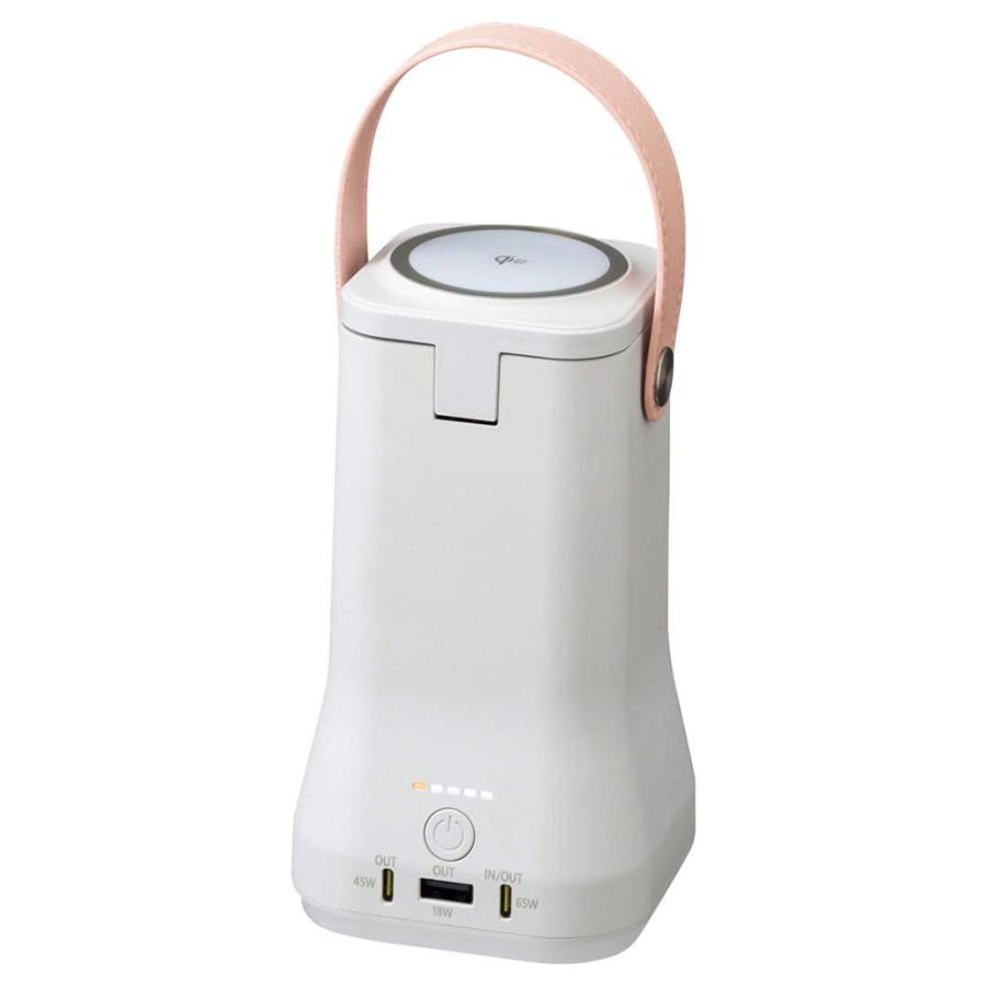 『代引不可』ポータブル電源 ポポフミニ4台セット STPP-80A-CW-4 シーテック 80Wh×4 USB-C Qi2対応 チャージステーション付の画像