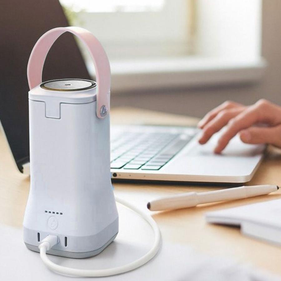 『代引不可』ポータブル電源 ポポフミニ4台セット STPP-80A-CW-4 シーテック 80Wh×4 USB-C Qi2対応 チャージステーション付の画像