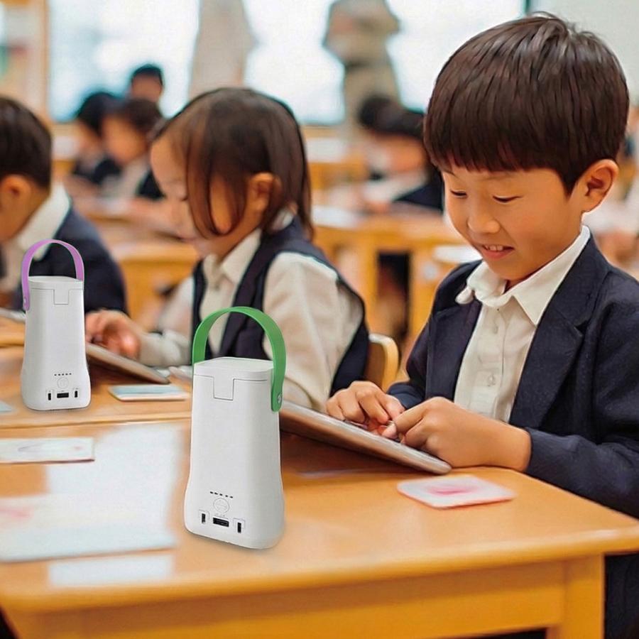 『代引不可』ポータブル電源 ポポフミニ5台セット STPP-64A-W-5 シーテック 64Wh×5 USB-C65W チャージステーション付の画像