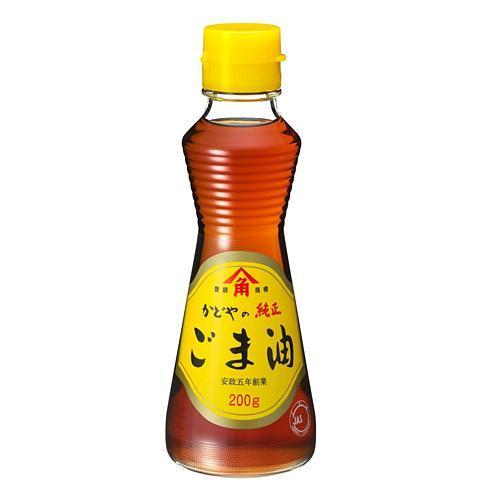 かどや 金印 純正ごま油 200g 中華 調味料 : よろずやマルシェYahoo