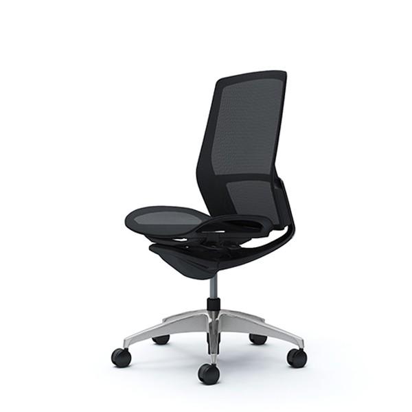 『代引不可』『受注生産品』オカムラ オフィスチェア フィノラ 肘なし ハイバック メッシュ座 ブラック C735AR-F1E1『返品不可』『送料無料(一部地域除く)』