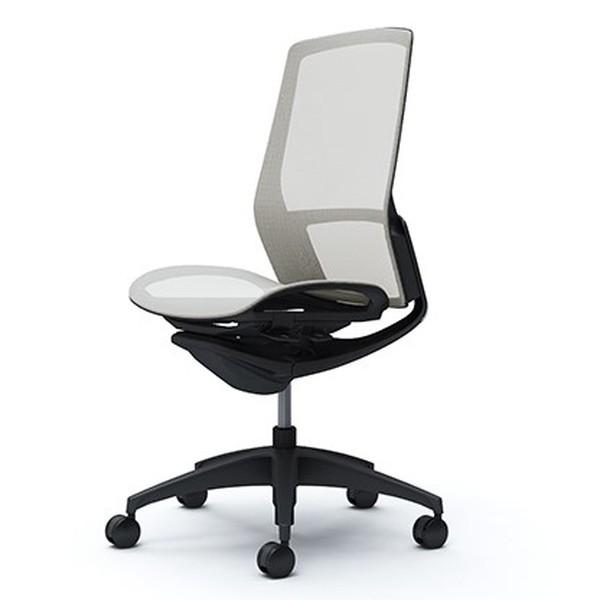 『代引不可』『受注生産品』オカムラ フィノラ ハイバック 肘なし ブラックパネル ブラックボディ ブラック脚 座メッシュ ホワイト C735MR F1E2『返品不可』