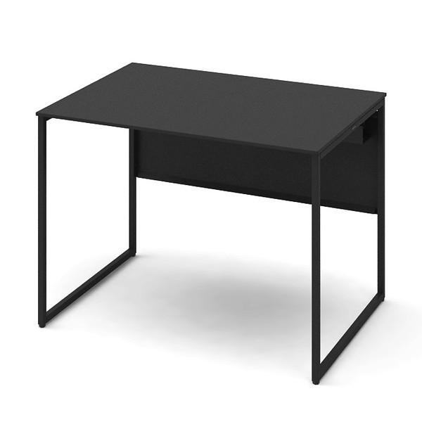 『代引不可』オカムラ 平机 ソリスト スタンダードタイプ ブラック脚 W1000×D700×H720mm ブラック(メラミン天板) 3K20LF MGL8『送料無料（一部地域除く）』