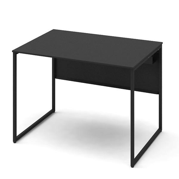 『代引不可』オカムラ 平机 ソリスト スタンダードタイプ ブラック脚 W1000×D700×H720mm ブラック(塗装天板) 3K2ALF MHL8『送料無料（一部地域除く）』
