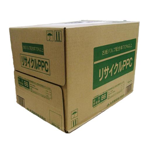 大王製紙 コピー用紙 リサイクルPPC A4 2500枚 (500枚×5冊) OA用紙 リサイクルコピー用紙 A4コピー用紙 無地|よろずやマルシェ PayPayモール店|01