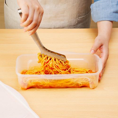 イノマタ化学 レンジ調理器 レンジで簡単 パスタ用 1714 パスタ スパゲッティ レンジ 保存 容器 パスタケース レンジ調理器具 電子レンジ｜kilat｜09