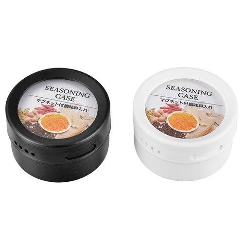 特別オファー エコー金属 マグネット付き 調味料入れ 丸型 キッチン 調味料ケース ストック 収納 Shipsctc Org