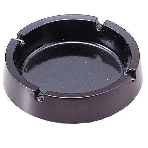 割引クーポン エコー金属 メラミン 丸型 灰皿 黒 0836-010 喫煙 喫煙具