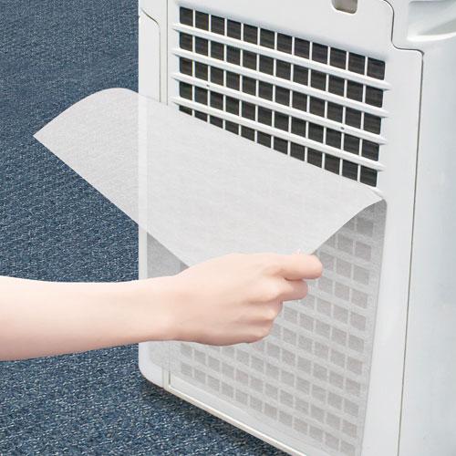 サナダ精工 不動化学 粘着フィルターシート 空気清浄機用 1枚入×10個