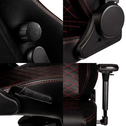 noblechairs HERO 『代引不可』noblechairs ゲーミングチェア レッド