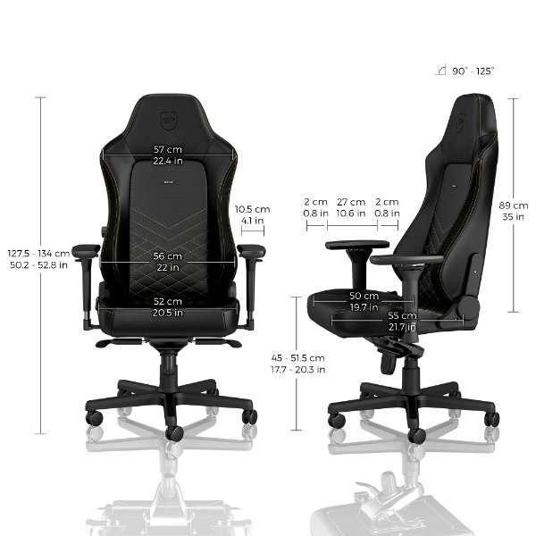 noblechairs HERO 『代引不可』noblechairs ゲーミングチェア ゴールド