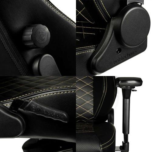 noblechairs HERO 『代引不可』noblechairs ゲーミングチェア ゴールド 