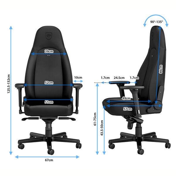 noblechairs EPIC 『代引不可』noblechairs ゲーミングチェア ICON