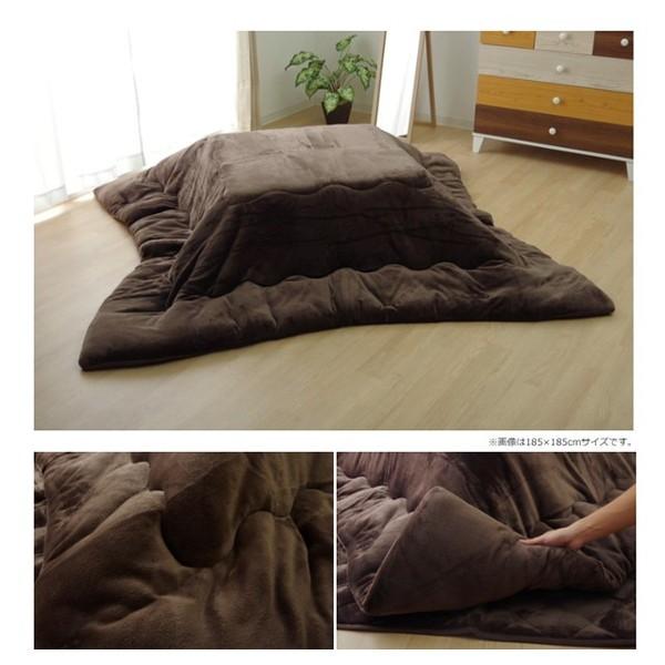 『代引不可』イケヒコ フラン 抗菌防臭 厚掛こたつ布団 205×205cm ブラウン FRV205205 『返品不可』『送料無料（一部地域除く）』 イケヒコ 『代引不可』イケヒコ フラン 抗菌防臭 厚掛こたつ布団 205