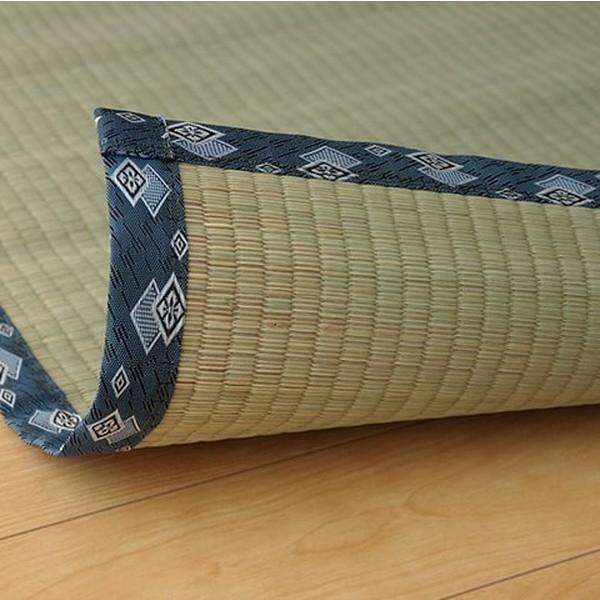 『代引不可』イケヒコ ほほえみ い草上敷き 双目織 純国産 江戸間4.5畳(約261×261cm) HSHHE01ed『送料無料（一部地域除く）』_3