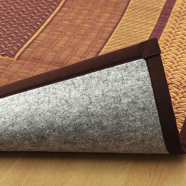 イケヒコ 『代引不可』イケヒコ DXランクス い草 花ござカーペット