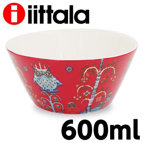 並行輸入品』イッタラ タイカ ボウル 600ml レッド iittala Taika