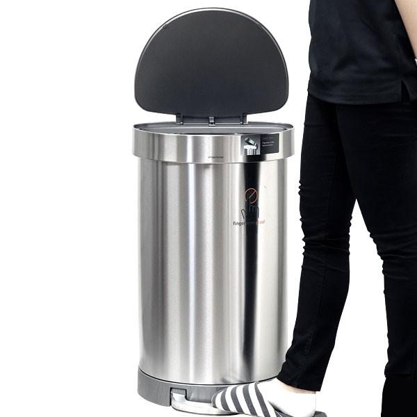 並行輸入品』シンプルヒューマン CW2030 セミラウンドステップカン 45L