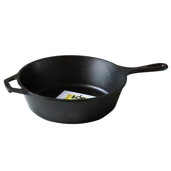 LODGE ロッジ ロジック コンボクッカー 10-1 4インチ 3L CAST IRON COMBO COOKER LCC3 バーベキュー、調理用品 ロッジ ロジック コンボクッカー LCC3 キャンプ用品 スキレット 蓋 セット IH対応 鉄鍋 鉄なべ 鋳鉄