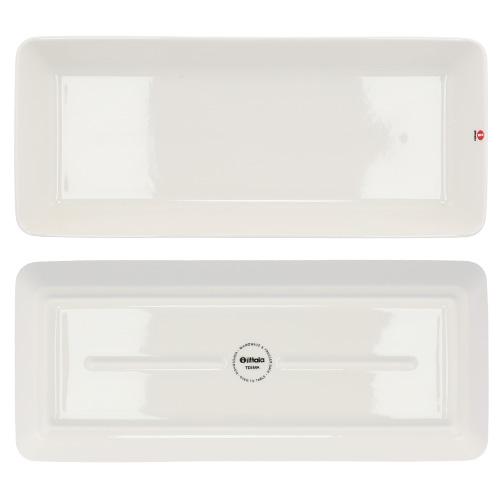 新品箱付きイッタラ　ティーマ16cm×37cm ロングプラター　ホワイト2枚 iittala イッタラ ティーマ 皿 プラッター ロングプレート 16cm