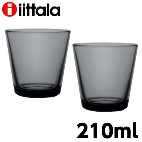 Iittala イッタラ Kartio カルティオ タンブラー 210ml ダークグレー 2個セット グラス コップ ペア よろずやマルシェ Paypayモール店 通販 Paypayモール