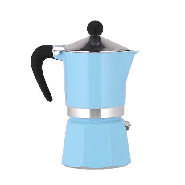 『並行輸入品』Bialetti ビアレッティ エスプレッソマシン レインボー ライトブルー 3カップ用 モカエキスプレス エスプレッソ コーヒー 直火式 | BIALETTI | 03
