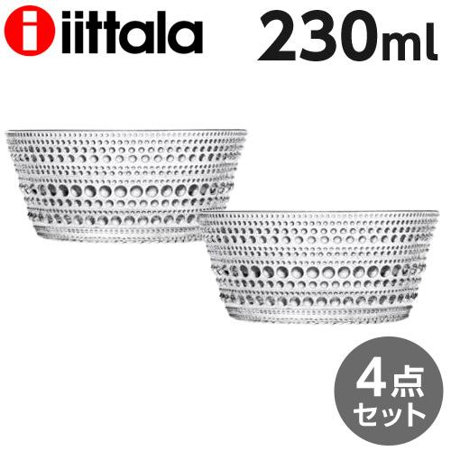 カステヘルミ 『並行輸入品』イッタラ ボウル 230ml クリア 4枚セット