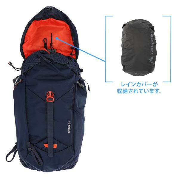 『並行輸入品』GREGORY グレゴリー バックパック ARRIO アリオ 24 24L スパークネイビー 1369748885 リュック カバン バッグ_5