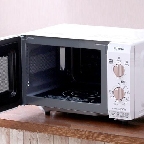 『代引不可』アイリスオーヤマ 電子レンジ フラットテーブル 東日本専用 18L ピンクゴールド IMB-F184-5-WPG 単機能 レンジ 50Hz 東日本|kilat|03