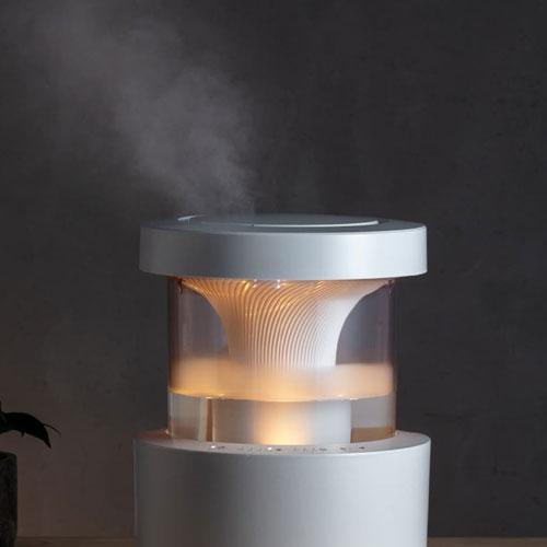 リズム(RHYTHM) 加湿器 超音波式 MIST 350 ライトグレー RHYTHM 超音波式プールレス加湿器 MIST 350(ミスト 350) ウォーム