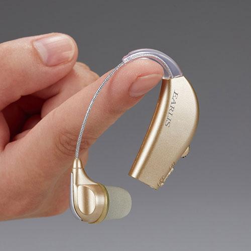 取寄品』ELPA 充電式耳掛集音器 イヤリスチャージ シャンパンゴールド