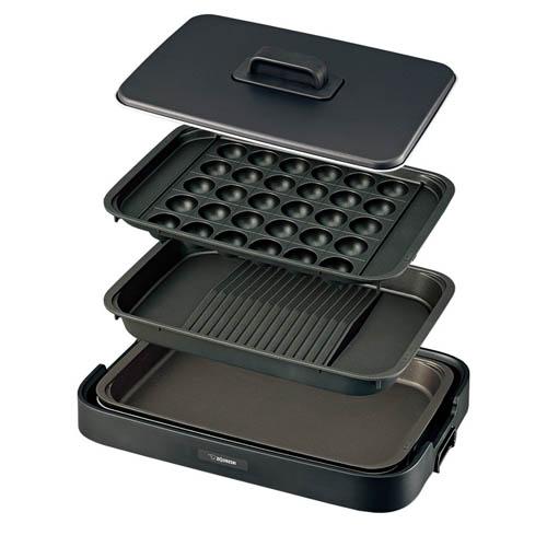 象印マホービン ホットプレート やきやき 3枚プレート 深型 ブラック EA-KJ30-BA『送料無料（一部地域除く）』 |  | 01
