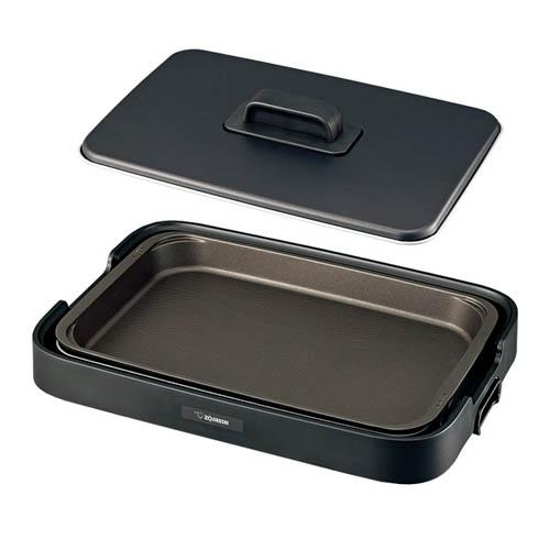 『取寄品』象印マホービン ホットプレート やきやき 1枚プレート 深型 ブラック EA-KA10-BA『送料無料（一部地域除く）』 取寄品』象印マホービン ホットプレート やきやき 1枚プレート 深型