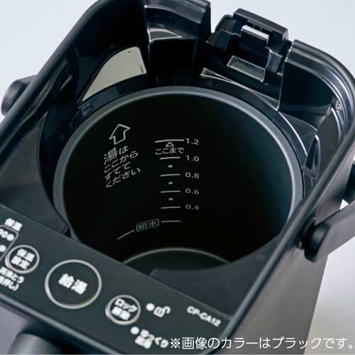 象印マホービン STAN. (スタン) 電動ポット 1.2L ブラック CP-CA12-BA