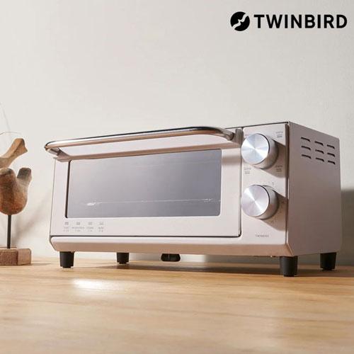 ツインバード オーブントースター 2枚焼き ホワイト TS-D038W トースター 2枚 パン焼き 温度調節 コンパクト シンプル｜kilat｜06