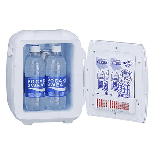 保温庫 保冷庫 ポータブル 車載 AC電源 DC電源 5.5L ホワイト HR-EB06W ツインバード『送料無料（一部地域除く）』の画像