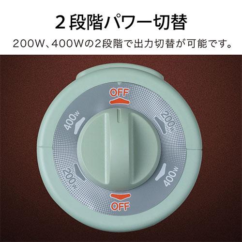 アラジン 電気ストーブ 遠赤グラファイトヒーター ホワイト AEH-G409N