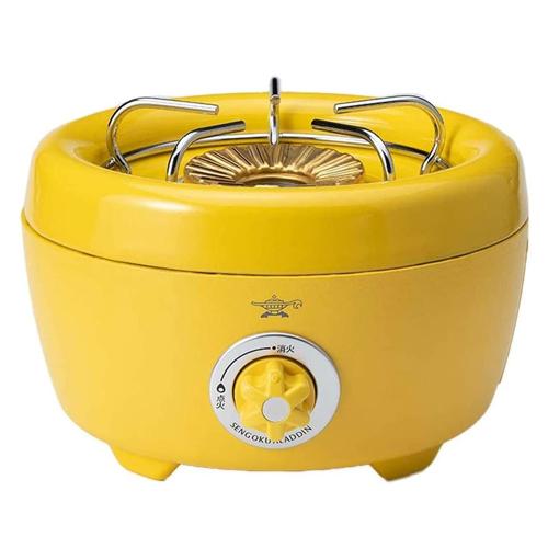 カセットコンロ ミニ ガス 炉端焼き センゴクアラジン ポータブルガスカセットコンロ ヒバリン イエロー SAG-HB01(Y) 防災 キャンプ アウトドア |  | 01