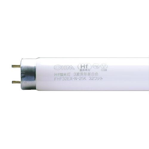 オーム電機 直管蛍光灯 Hf器具専用 32形 三波長形 昼白色 長寿命 10本