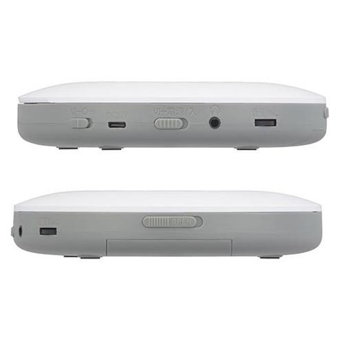 AudioComm オーム電機 ポータブルCDプレーヤー ホワイト CDP-828Z