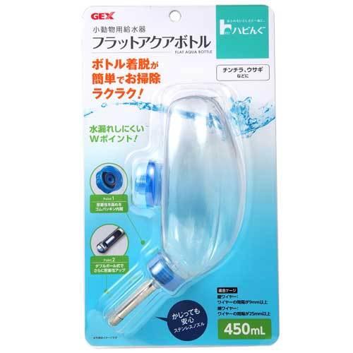 GEX（ジェックス） フラットアクアボトル 450ml 簡単 取り付け 給水